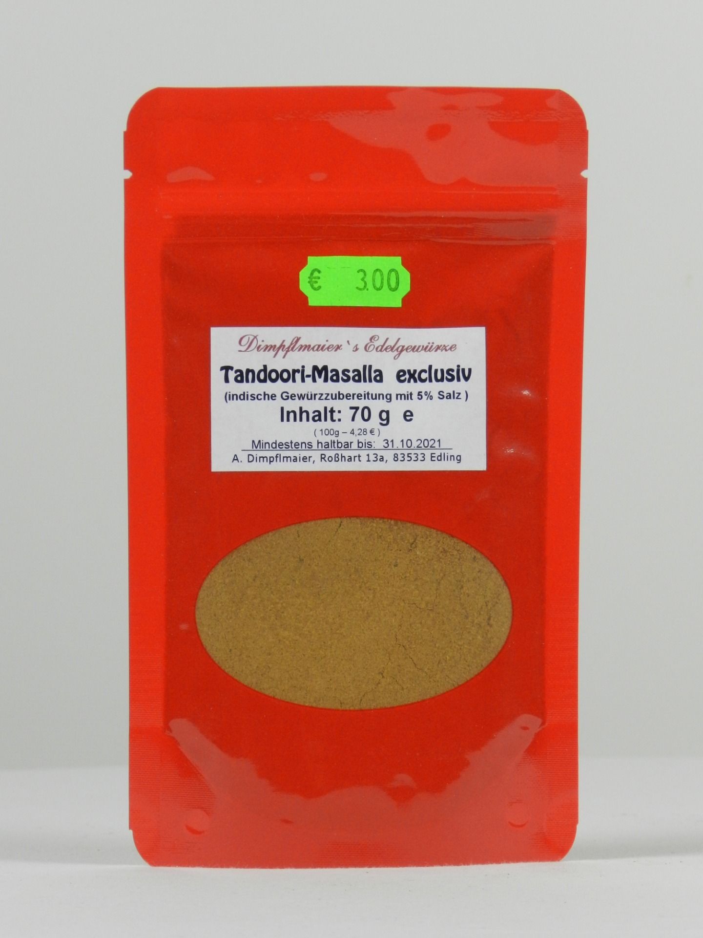 Tandoori-Masalla -exclusiv- :: dimpflmaiersedelgewuerze